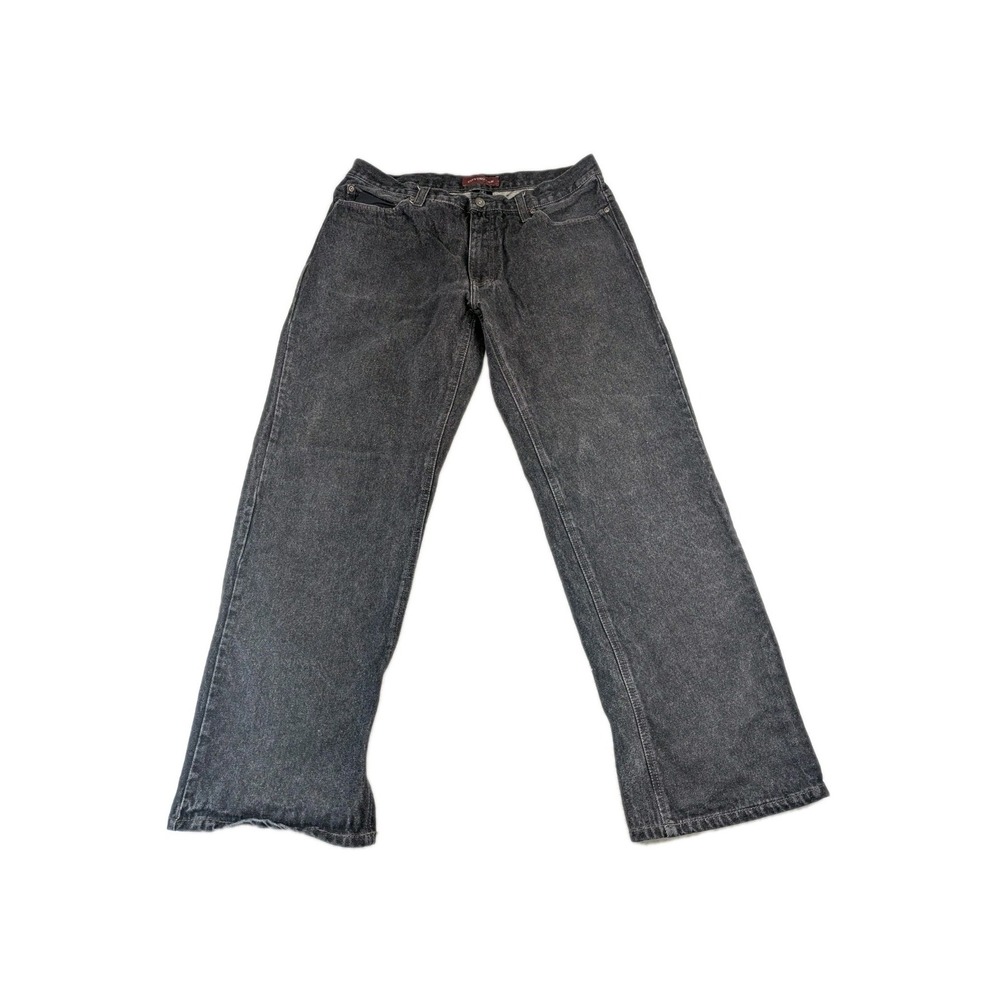 COVINGTON Jeans Mens Dark Wash Denim Comfort Style Straight Leg 34X32‎